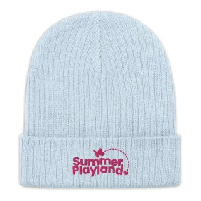 Summer Playland Ribbed Knit Beanie