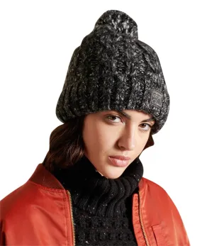 Superdry Women's Tweed Cable Beanie