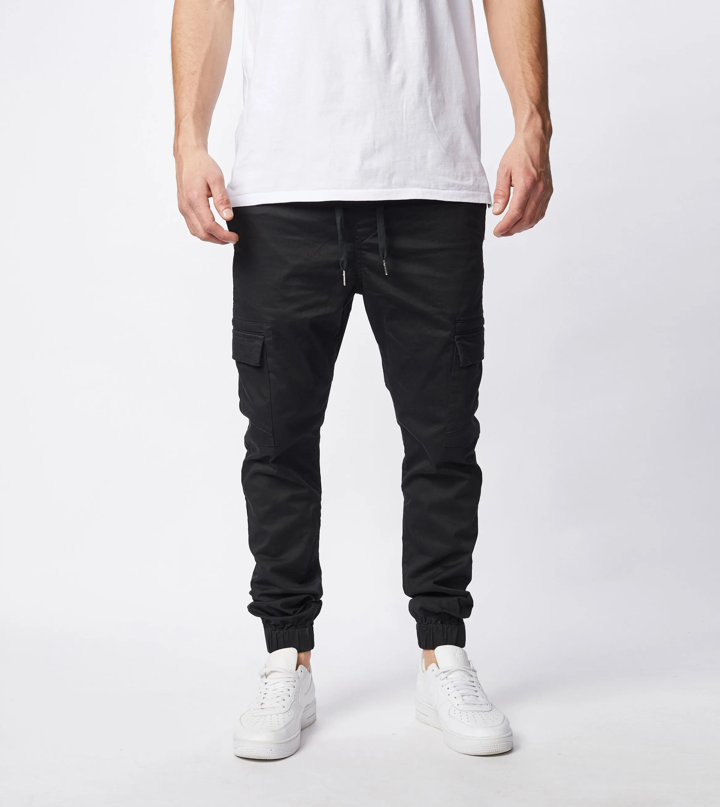 Sureshot Lightweight Cargo Jogger Washed Black - Sale