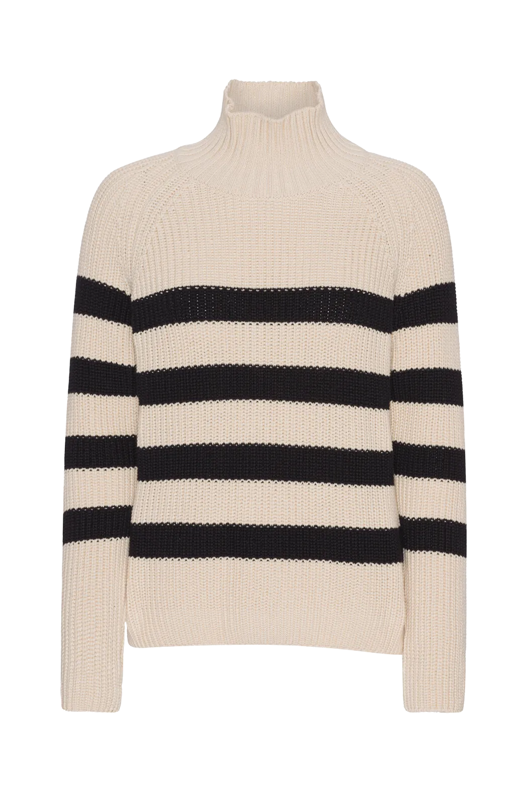 Sweety High Neck Striped - Birch/Black