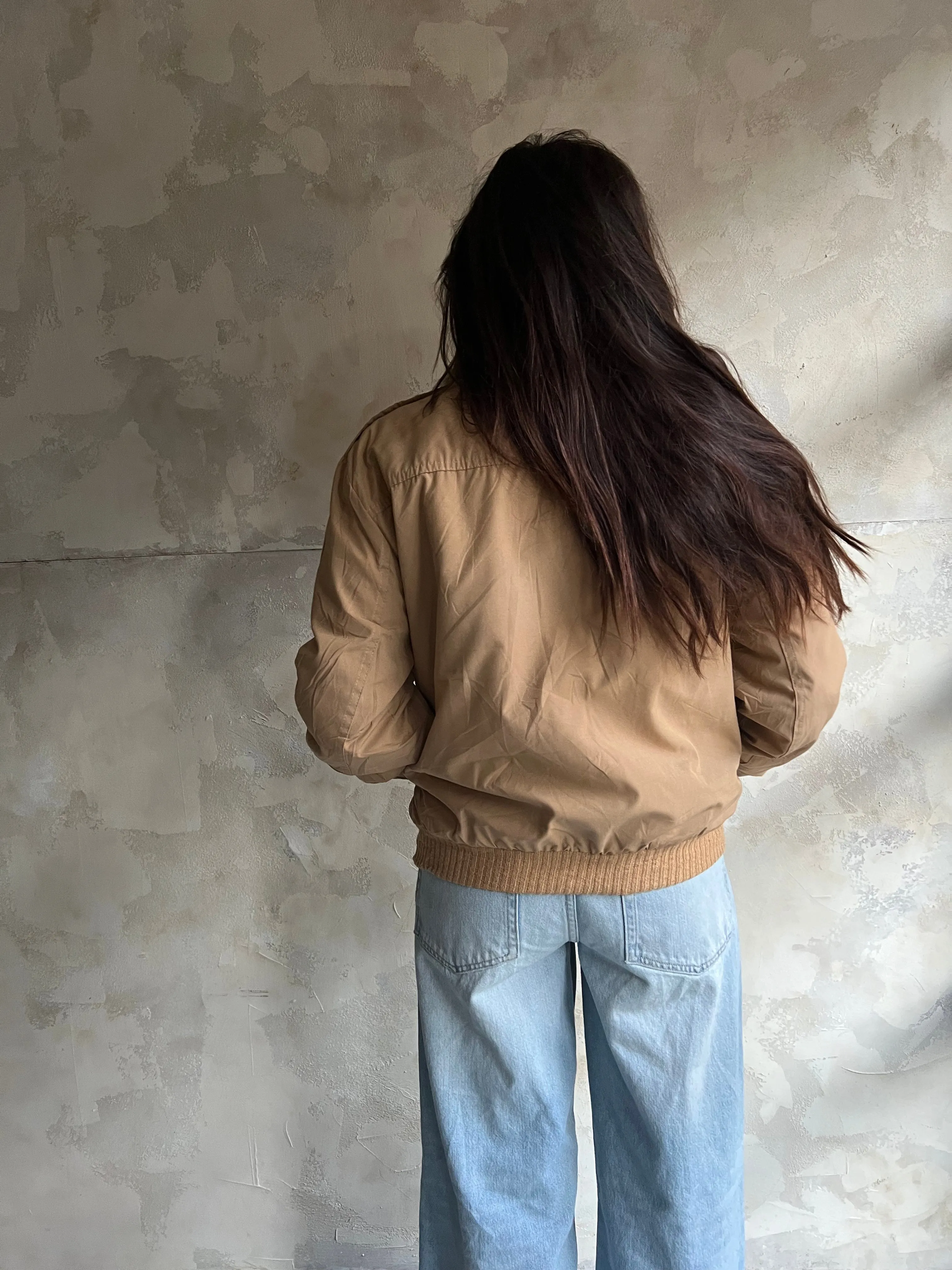 Tan Puffer Jacket