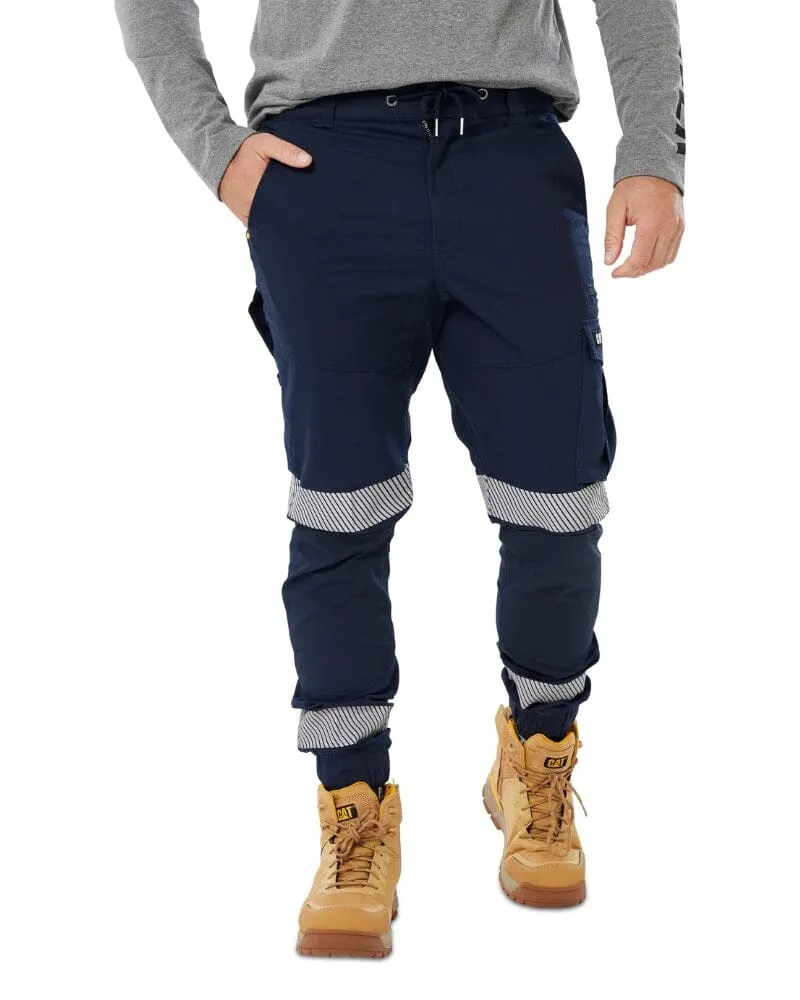 Taped Cuffed Dynamic Pant - Navy