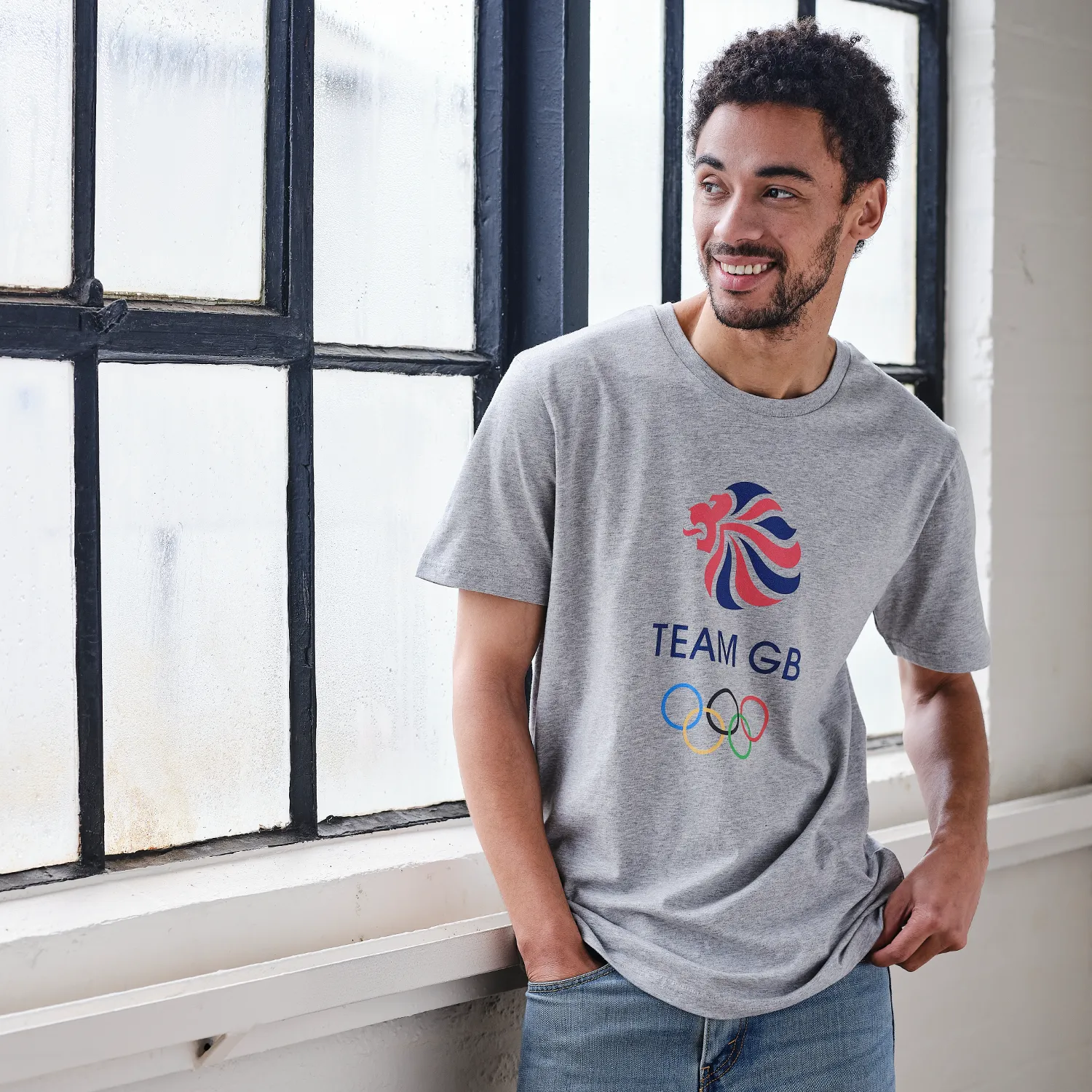 Team GB Icon Heather Grey T-shirt