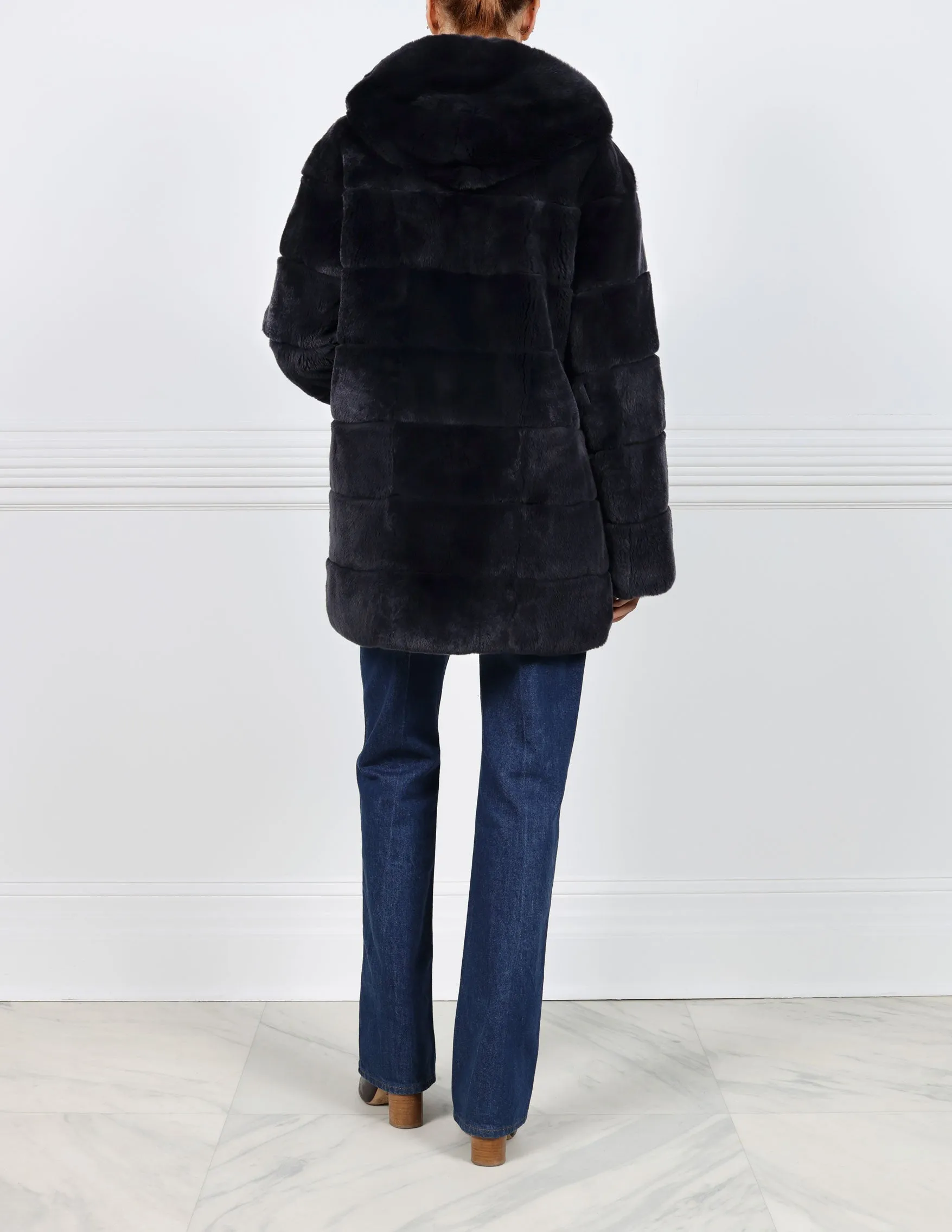 The Koko Hooded Fur Coat