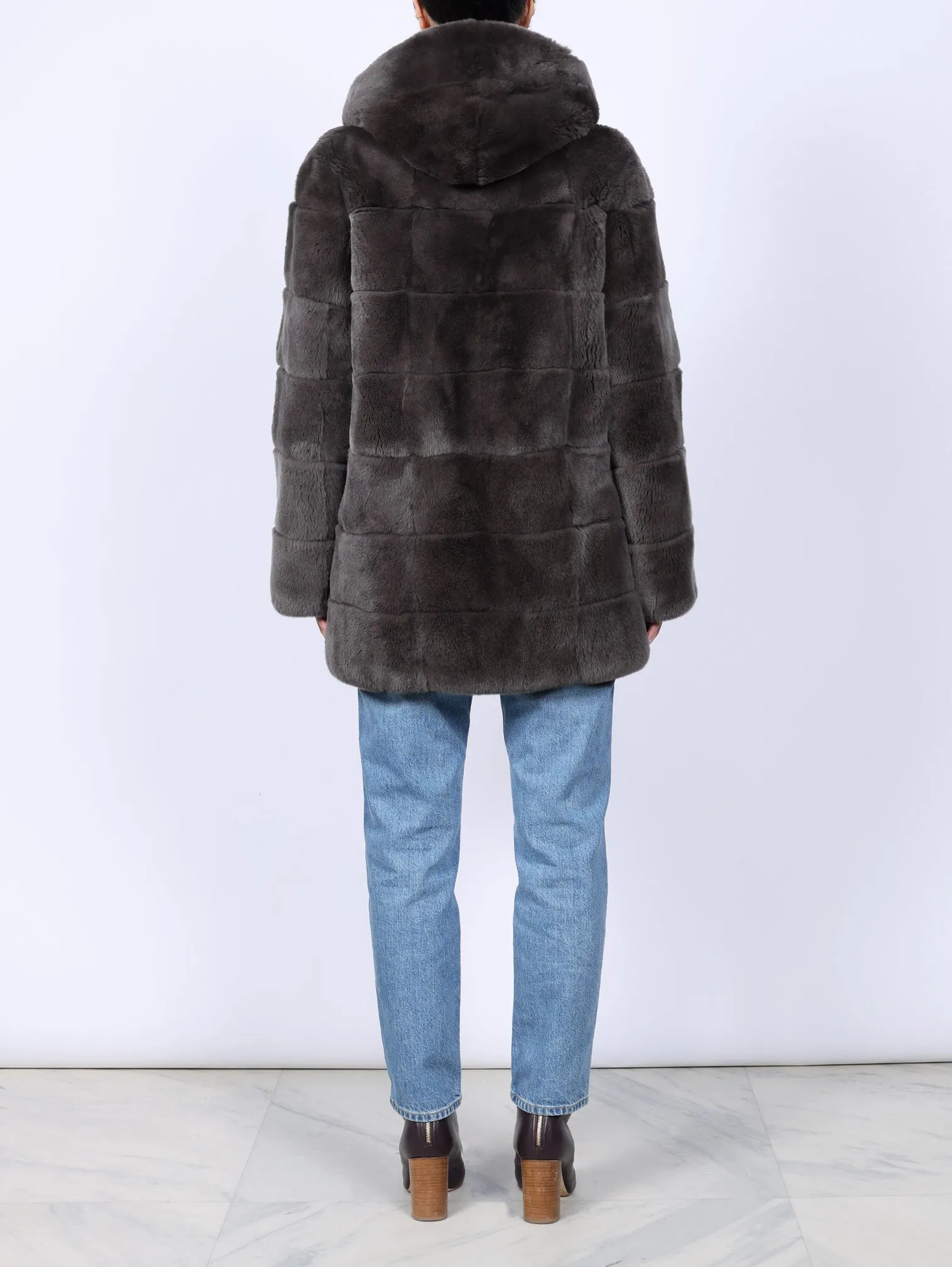 The Koko Hooded Fur Coat