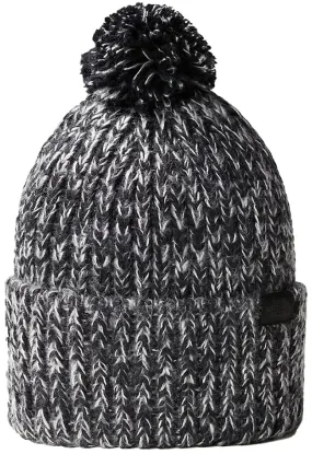 The North Face Accessories Mens Cozy Chunky Beanie Black Gardenia White