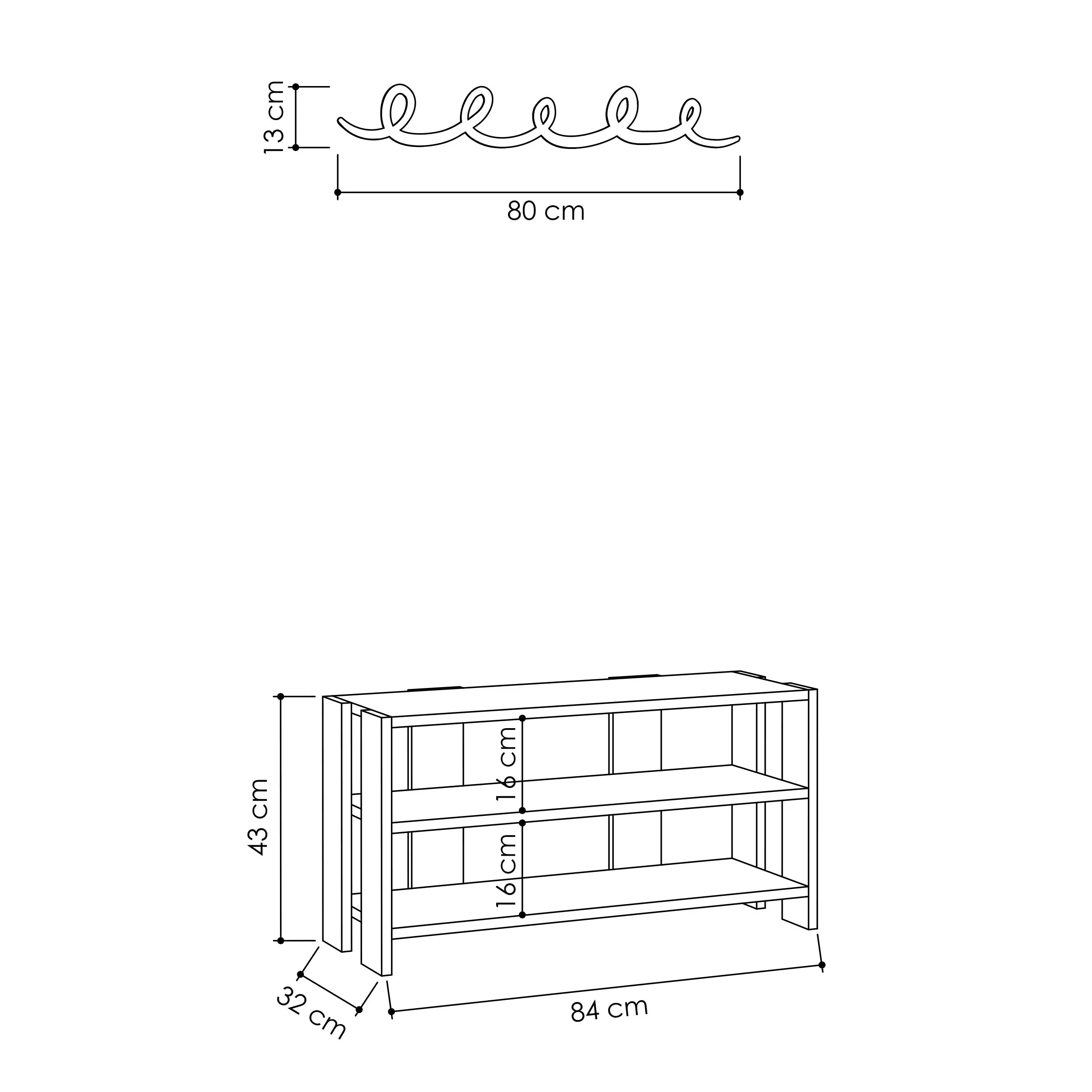 Tono Modern Shoe Rack With Hanger