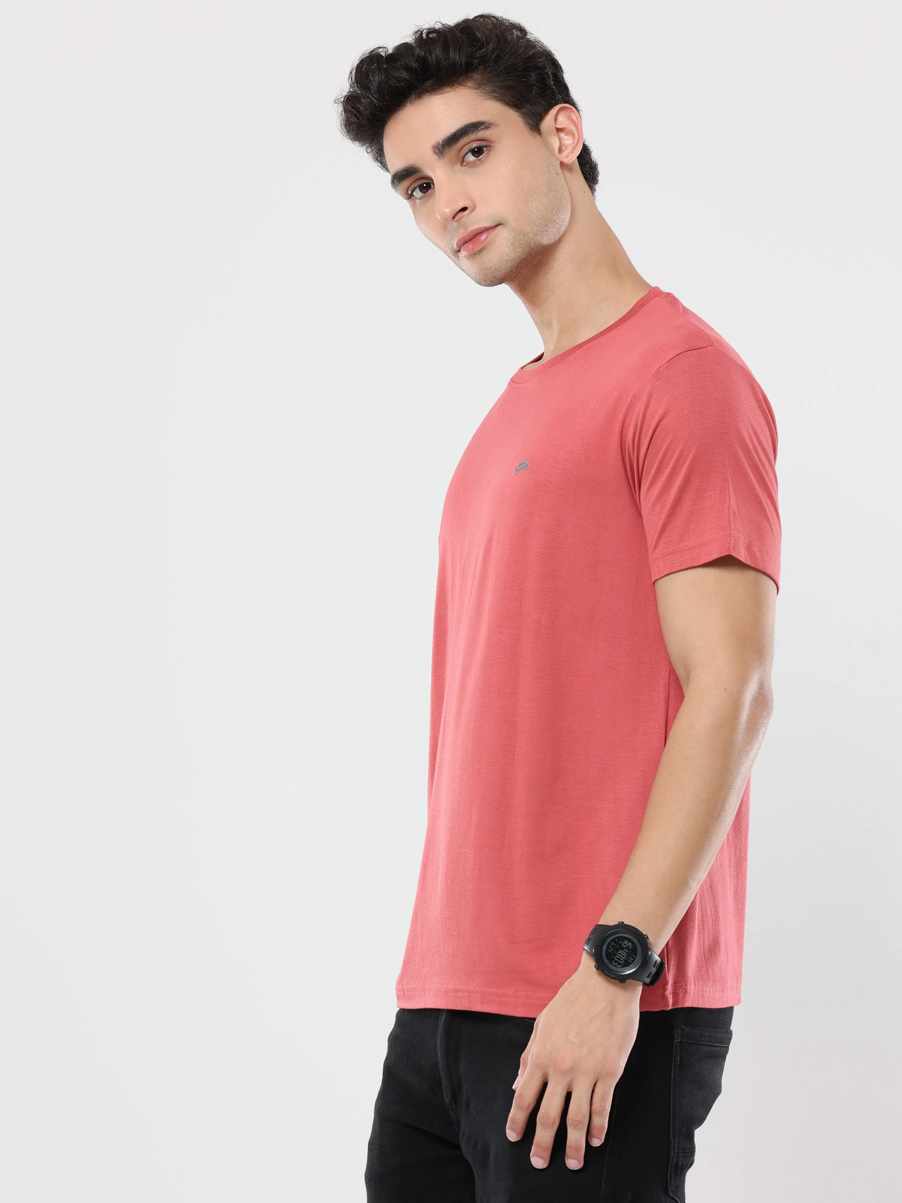 Triatan Orange Bamboo Fabric T-Shirt