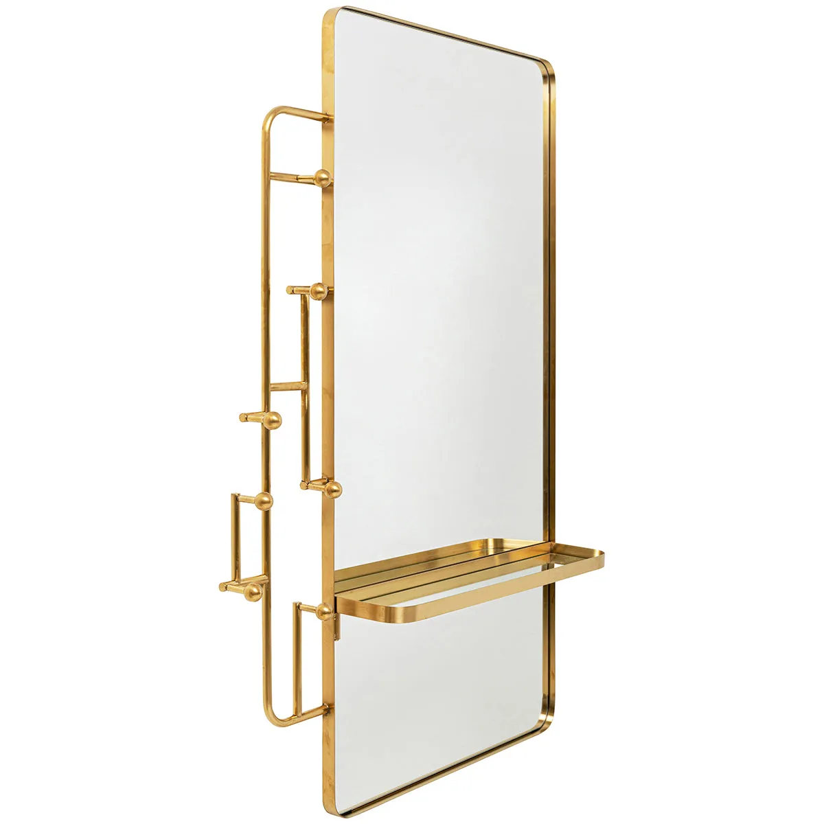 Tristan Mirror with Coat Rack