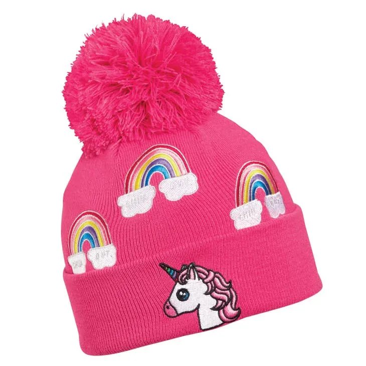 Turtle Fur Kids Bobble Hat - Unicorn