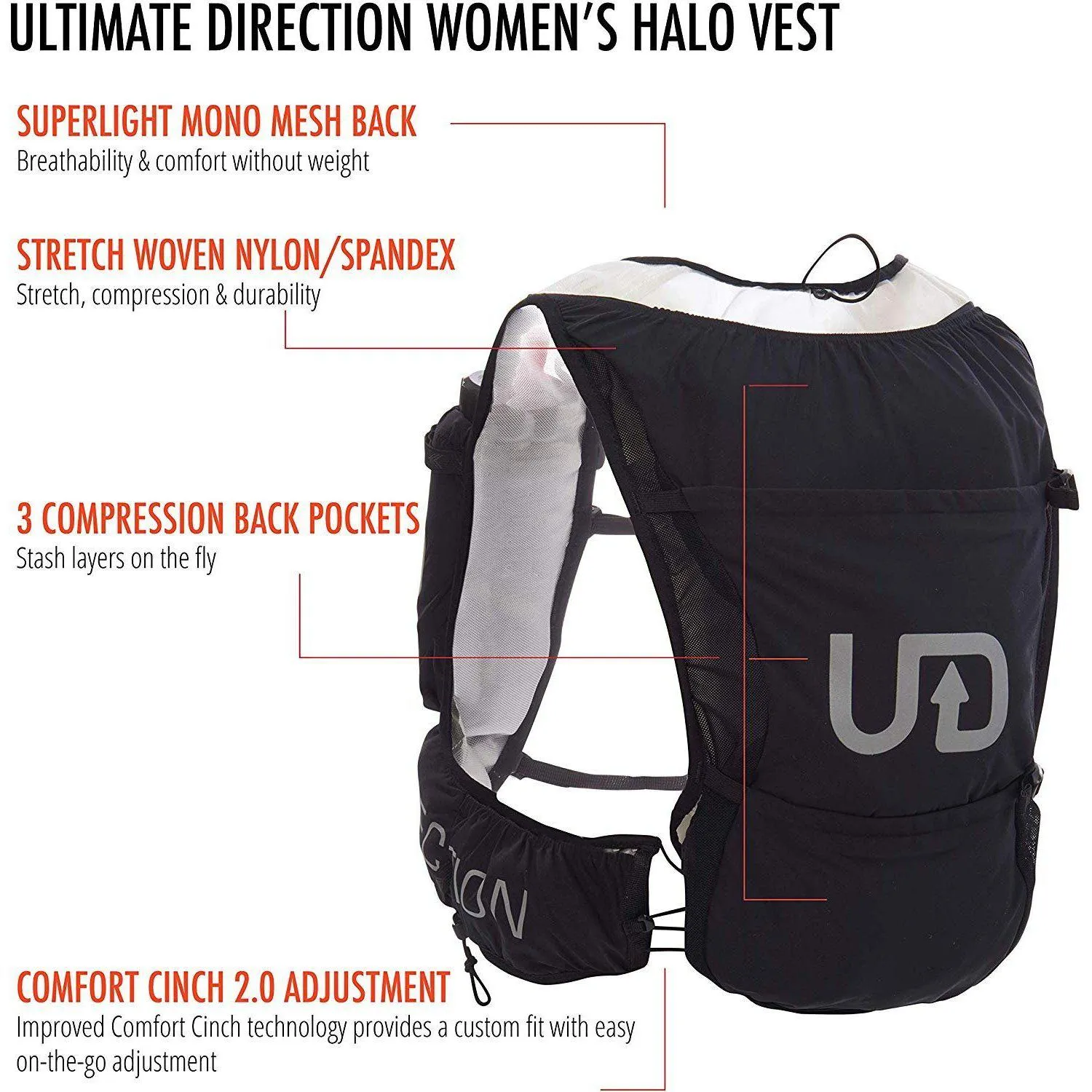 Ultimate Direction Women's Halo Ultra Running Vesta