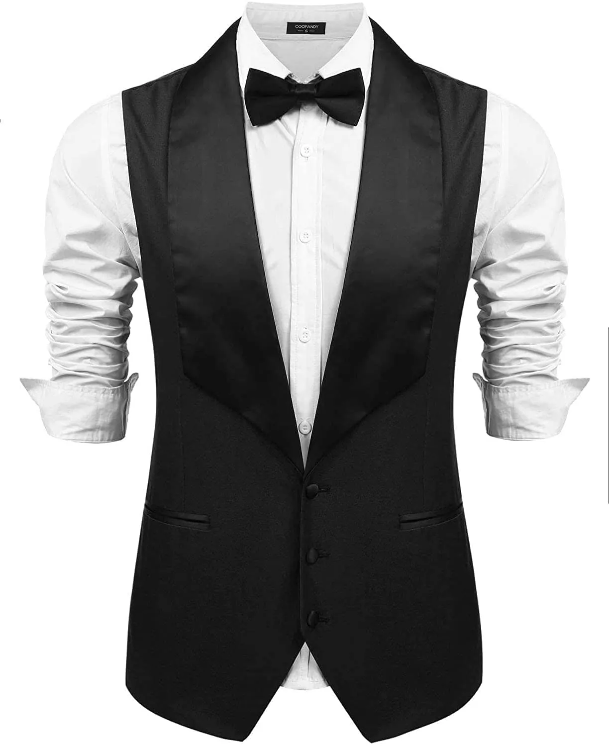 V-Neck Slim Fit Suit Vests (US Only)