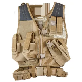 Valken Crossdraw Airsoft Vest Youth - Tan