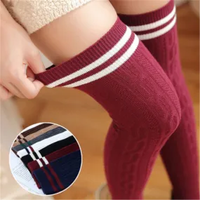 VenusFox Sexy Stockings Female Thigh High Over The Knee Socks 2020 New Fashion Women's Long Cotton Stockings For Girls Ladies Women