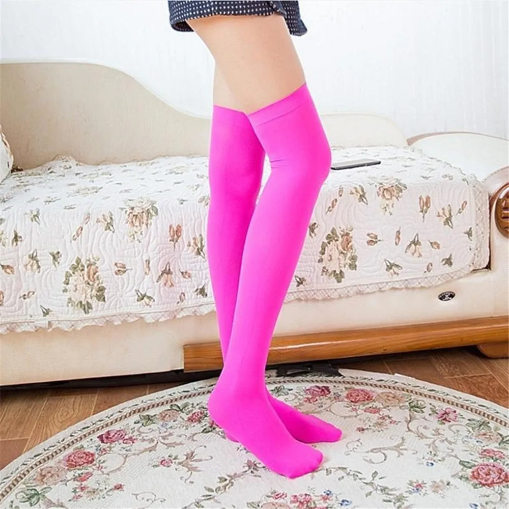 VenusFox Sexy Stockings Female Thigh High Over The Knee Socks 2020 New Fashion Women's Long Cotton Stockings For Girls Ladies Women