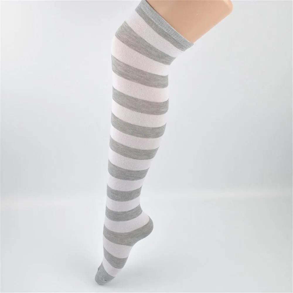 VenusFox Sexy Stockings Female Thigh High Over The Knee Socks 2020 New Fashion Women's Long Cotton Stockings For Girls Ladies Women