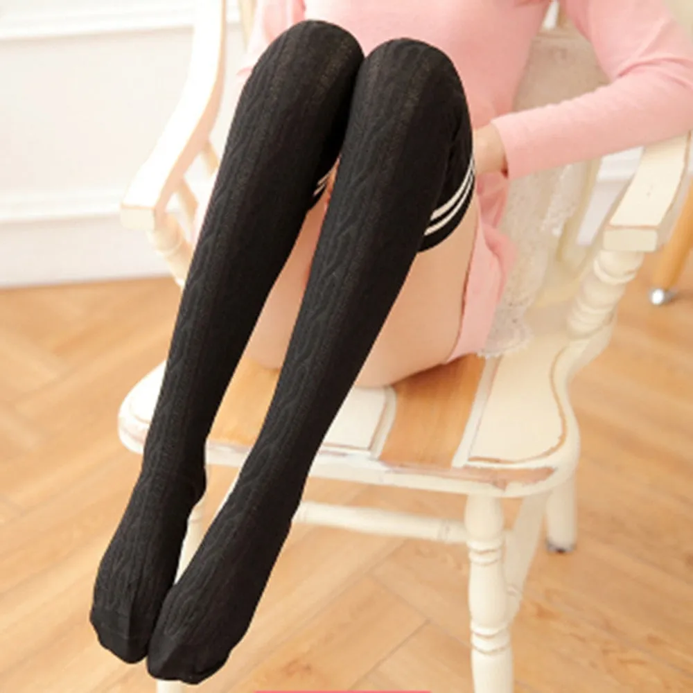 VenusFox Sexy Stockings Female Thigh High Over The Knee Socks 2020 New Fashion Women's Long Cotton Stockings For Girls Ladies Women