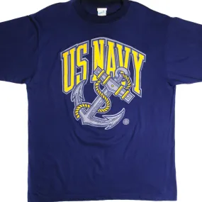 VINTAGE US NAVY TEE SHIRT SIZE XL MADE IN USA