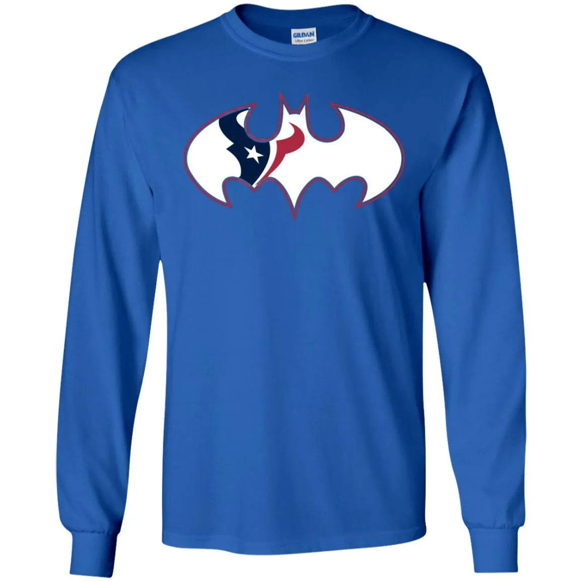 We Are The Houston Texans Batman Nfl Mashup Men Long Sleeve Shirt