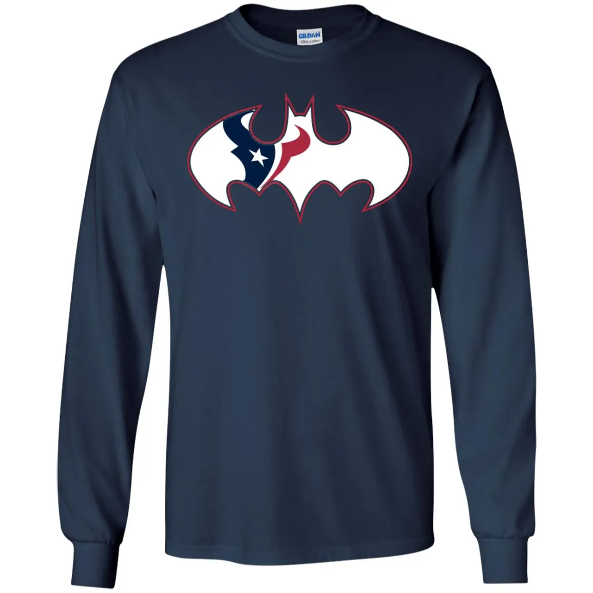 We Are The Houston Texans Batman Nfl Mashup Men Long Sleeve Shirt