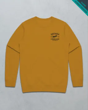 Welcome // Organic Unisex Sweatshirt - Mustard