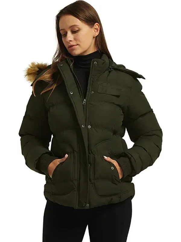 Women's Quilted Puffer Jacket（复制）