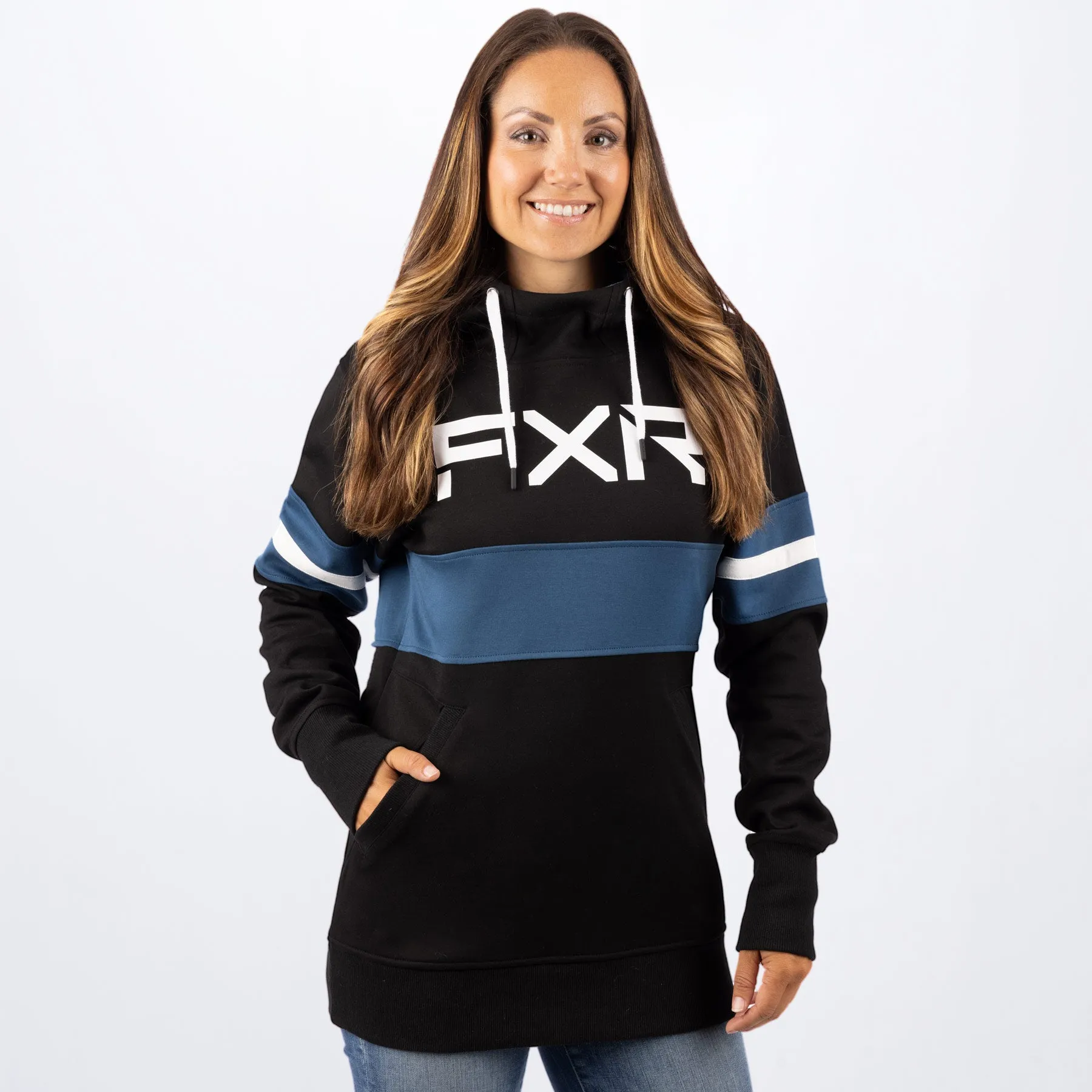 Women's Stripe Pullover Hoodie