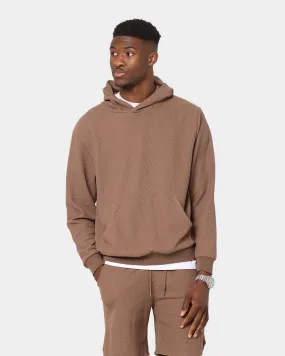 XXIII Jaxon Rib Hoodie Brown