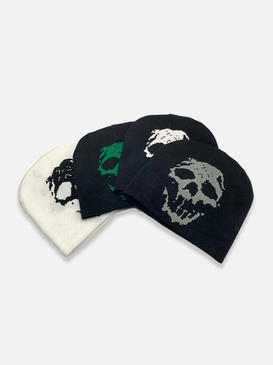 Y2K Skull Beanie