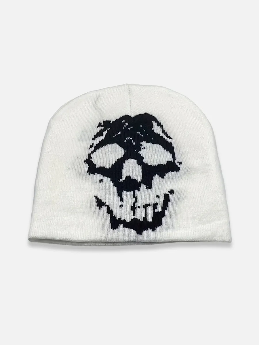 Y2K Skull Beanie