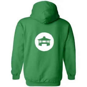 Yavneh Pullover Hoodie - White Sukkah Back