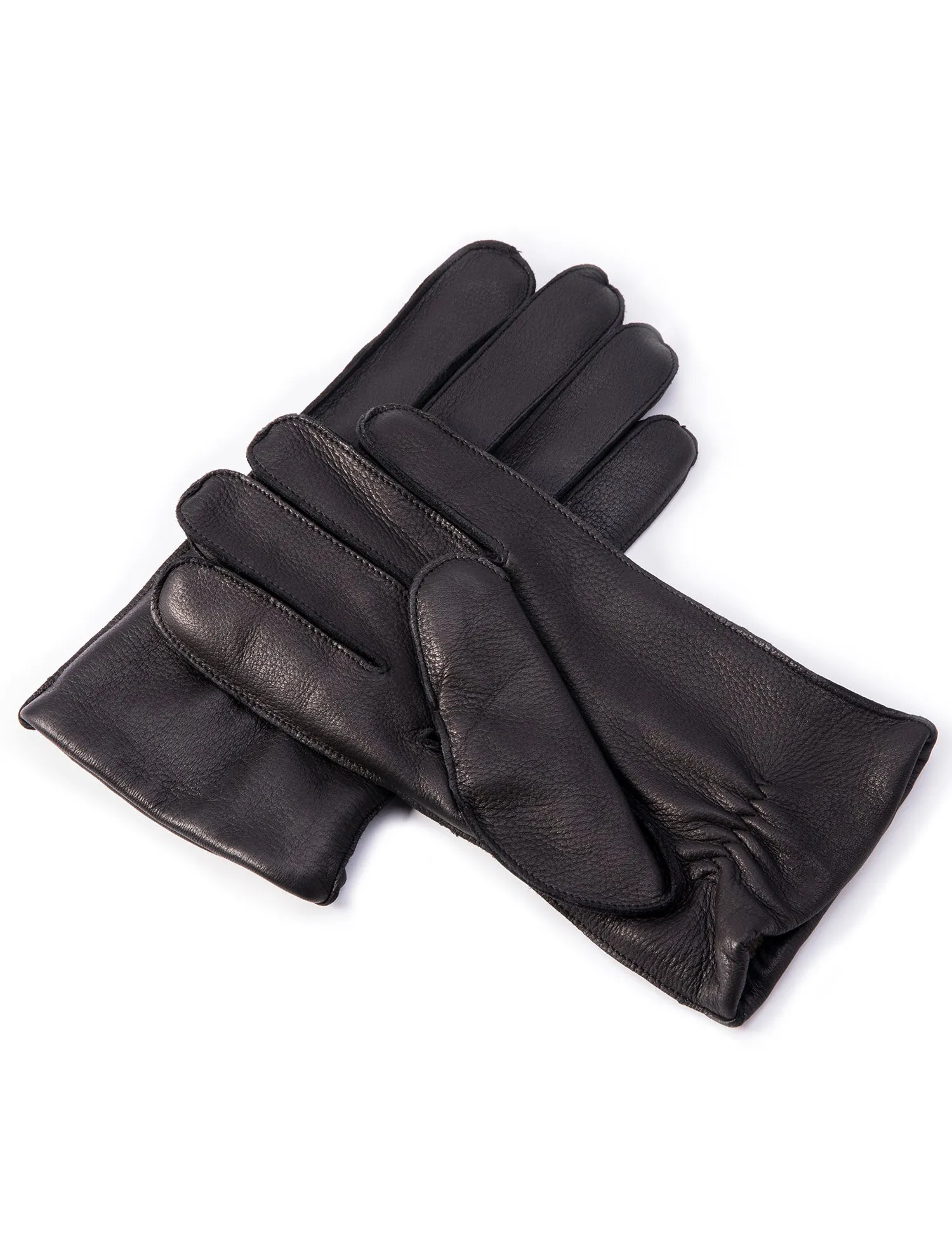 YISEVEN Men's  Deerskin Leather Dress Gloves