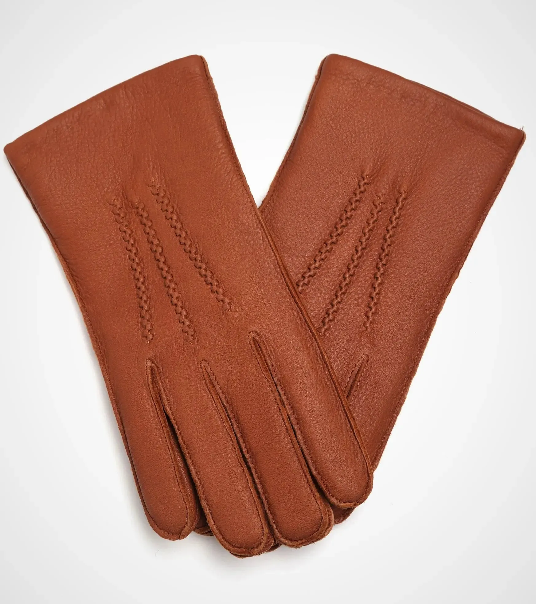 YISEVEN Men's  Deerskin Leather Dress Gloves